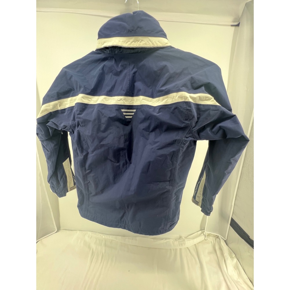 Eddie Bauer Weather Edge Waterproof Breathable Mens‎ Jacket Navy Size M - Picture 9 of 16